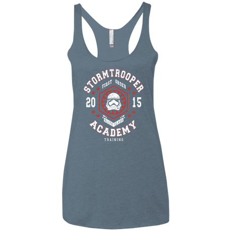 T-Shirts Indigo / X-Small Stormtrooper Academy 15 Women's Triblend Racerback Tank
