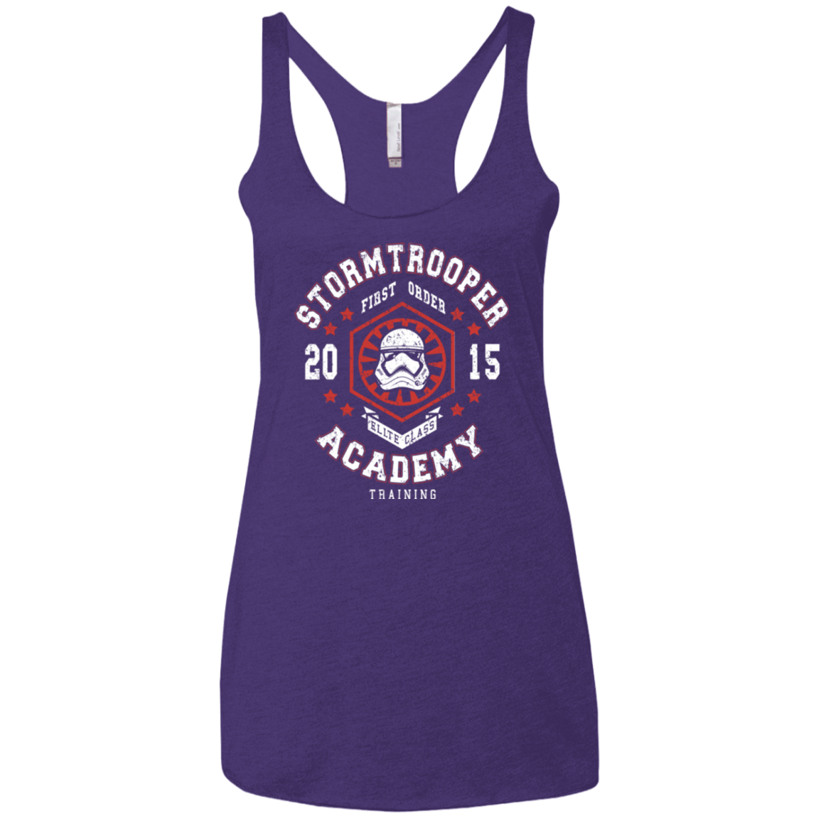 T-Shirts Purple / X-Small Stormtrooper Academy 15 Women's Triblend Racerback Tank
