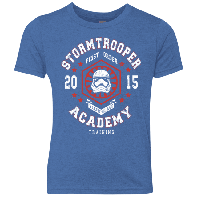 T-Shirts Vintage Royal / YXS Stormtrooper Academy 15 Youth Triblend T-Shirt