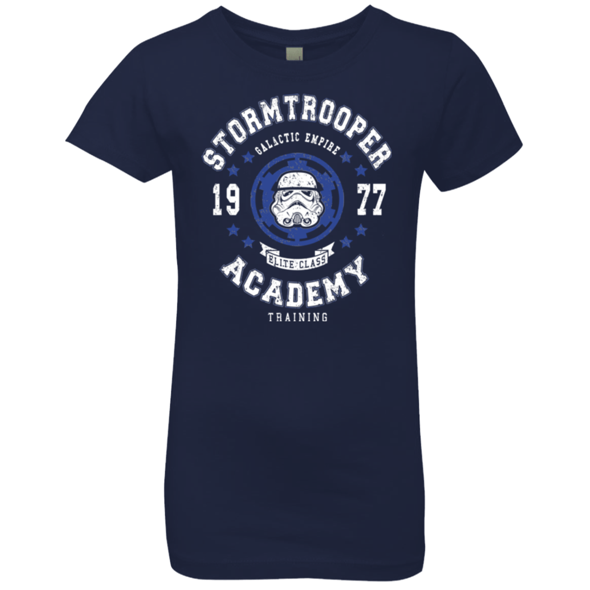 T-Shirts Midnight Navy / YXS Stormtrooper Academy 77 Girls Premium T-Shirt