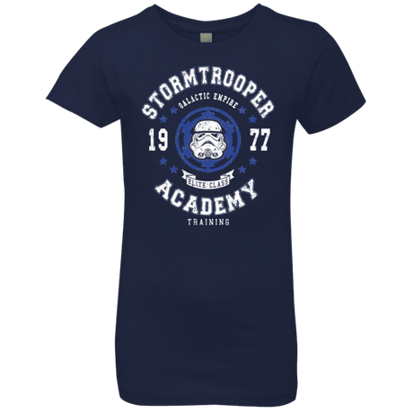 T-Shirts Midnight Navy / YXS Stormtrooper Academy 77 Girls Premium T-Shirt