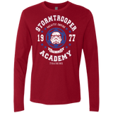 T-Shirts Cardinal / Small Stormtrooper Academy 77 Men's Premium Long Sleeve