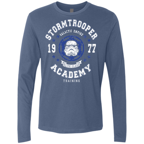 T-Shirts Indigo / Small Stormtrooper Academy 77 Men's Premium Long Sleeve