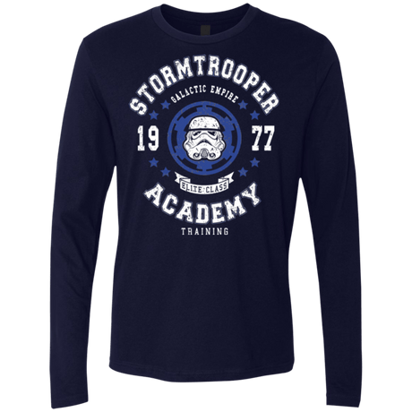 T-Shirts Midnight Navy / Small Stormtrooper Academy 77 Men's Premium Long Sleeve