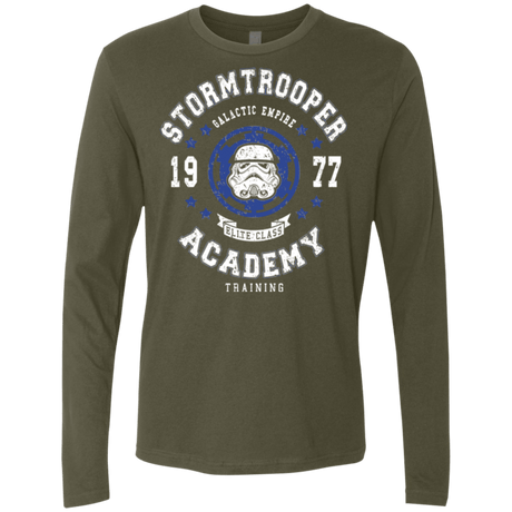 T-Shirts Military Green / Small Stormtrooper Academy 77 Men's Premium Long Sleeve