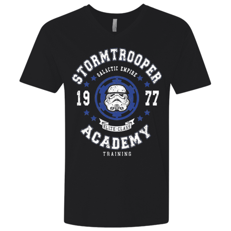 T-Shirts Black / X-Small Stormtrooper Academy 77 Men's Premium V-Neck