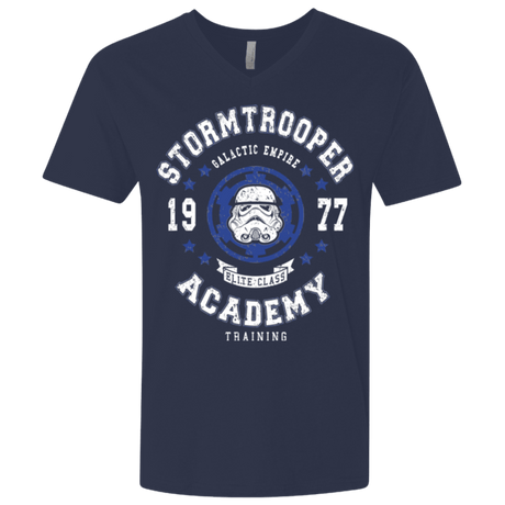 T-Shirts Midnight Navy / X-Small Stormtrooper Academy 77 Men's Premium V-Neck