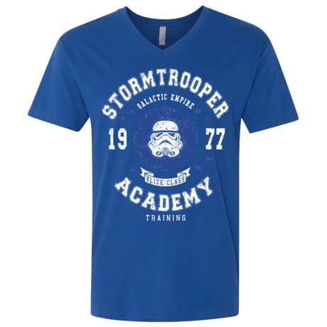 T-Shirts Royal / X-Small Stormtrooper Academy 77 Men's Premium V-Neck