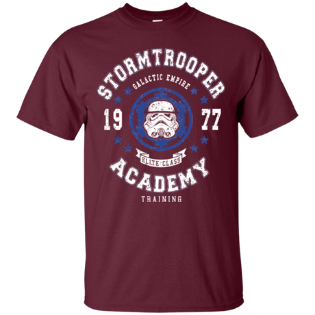 T-Shirts Maroon / Small Stormtrooper Academy 77 T-Shirt