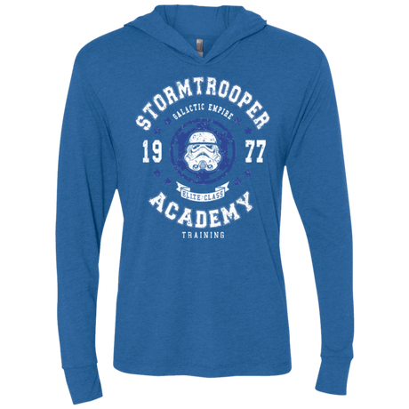 T-Shirts Vintage Royal / X-Small Stormtrooper Academy 77 Triblend Long Sleeve Hoodie Tee