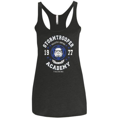 T-Shirts Vintage Black / X-Small Stormtrooper Academy 77 Women's Triblend Racerback Tank
