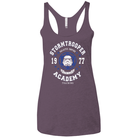 T-Shirts Vintage Purple / X-Small Stormtrooper Academy 77 Women's Triblend Racerback Tank