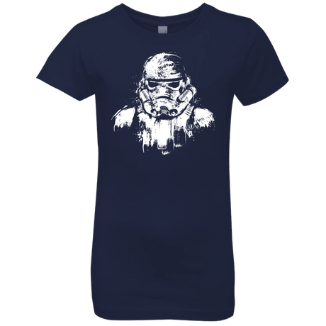 T-Shirts Midnight Navy / YXS STORMTROOPER ARMOR Girls Premium T-Shirt