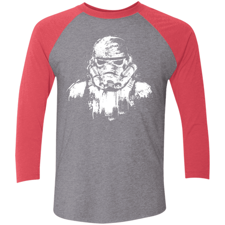 T-Shirts Premium Heather/ Vintage Red / X-Small STORMTROOPER ARMOR Men's Triblend 3/4 Sleeve