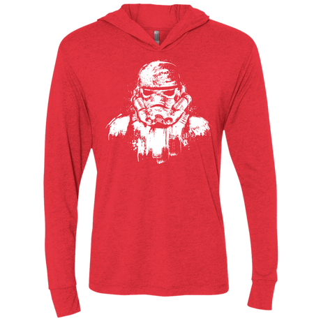 T-Shirts Vintage Red / X-Small STORMTROOPER ARMOR Triblend Long Sleeve Hoodie Tee