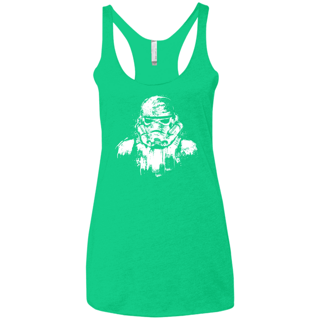 T-Shirts Envy / X-Small STORMTROOPER ARMOR Women's Triblend Racerback Tank
