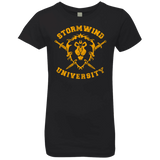 T-Shirts Black / YXS Stormwind University Girls Premium T-Shirt