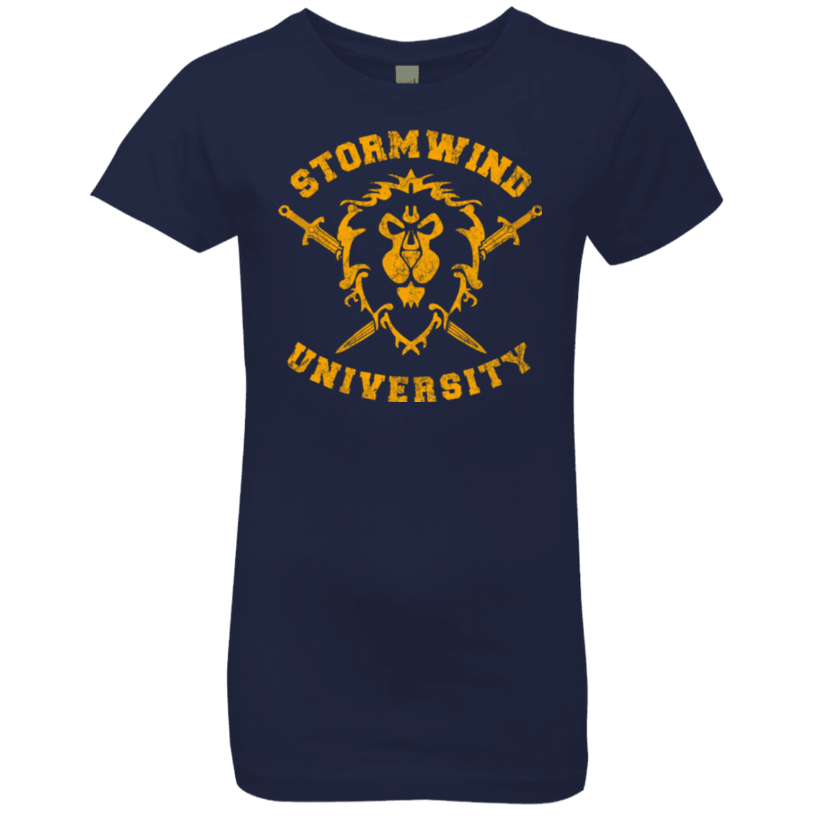 T-Shirts Midnight Navy / YXS Stormwind University Girls Premium T-Shirt