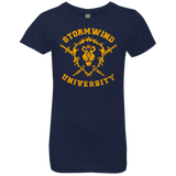 T-Shirts Midnight Navy / YXS Stormwind University Girls Premium T-Shirt
