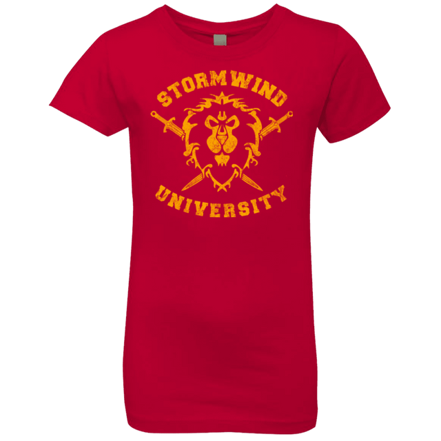 T-Shirts Red / YXS Stormwind University Girls Premium T-Shirt