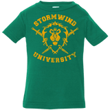 T-Shirts Kelly / 6 Months Stormwind University Infant Premium T-Shirt