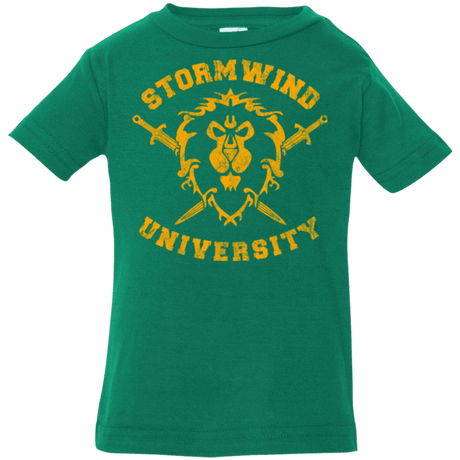T-Shirts Kelly / 6 Months Stormwind University Infant Premium T-Shirt
