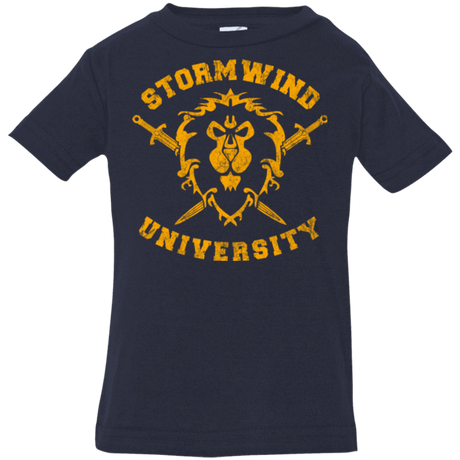 T-Shirts Navy / 6 Months Stormwind University Infant Premium T-Shirt