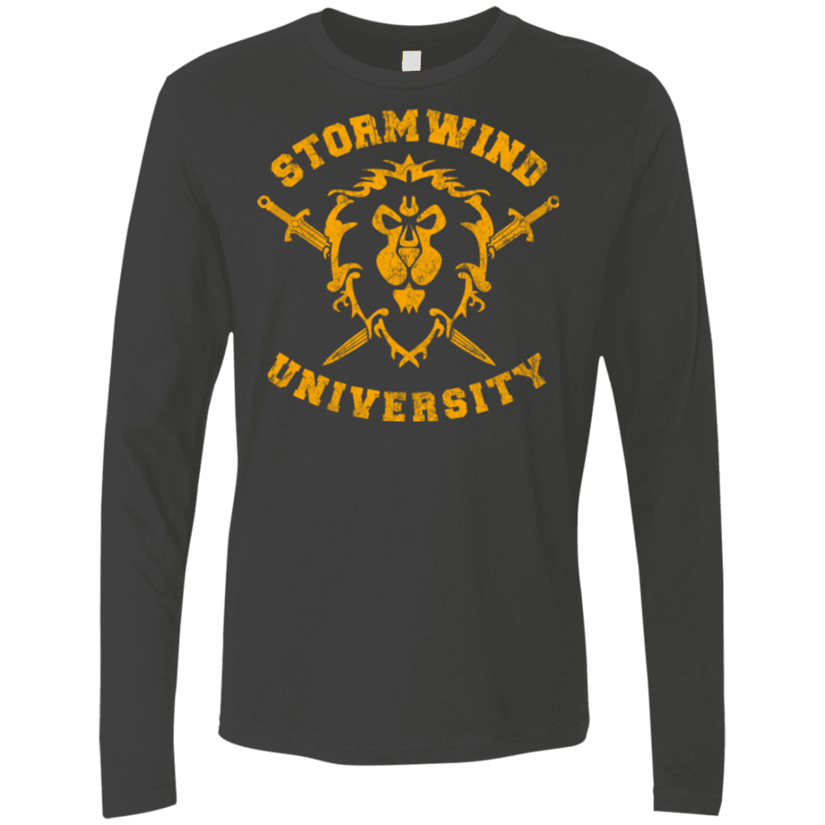 T-Shirts Heavy Metal / Small Stormwind University Men's Premium Long Sleeve