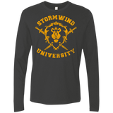 T-Shirts Heavy Metal / Small Stormwind University Men's Premium Long Sleeve