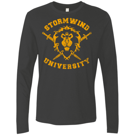 T-Shirts Heavy Metal / Small Stormwind University Men's Premium Long Sleeve