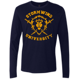 T-Shirts Midnight Navy / Small Stormwind University Men's Premium Long Sleeve
