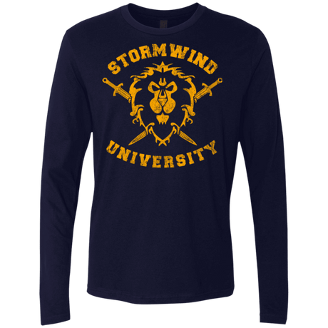 T-Shirts Midnight Navy / Small Stormwind University Men's Premium Long Sleeve