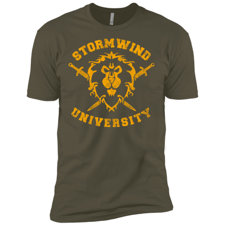 T-Shirts Military Green / X-Small Stormwind University Men's Premium T-Shirt