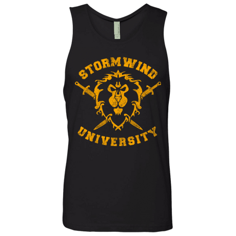 T-Shirts Black / Small Stormwind University Men's Premium Tank Top