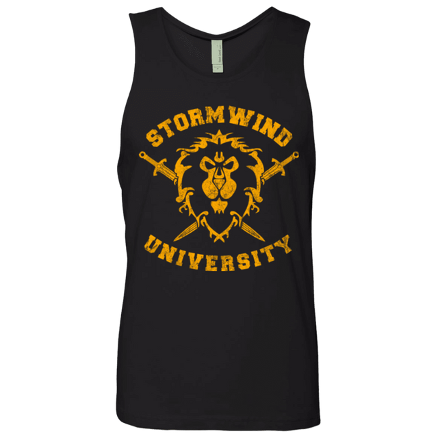 T-Shirts Black / Small Stormwind University Men's Premium Tank Top