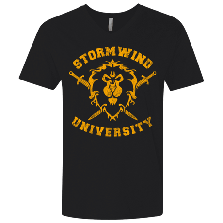 T-Shirts Black / X-Small Stormwind University Men's Premium V-Neck