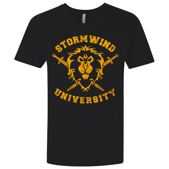 T-Shirts Black / X-Small Stormwind University Men's Premium V-Neck