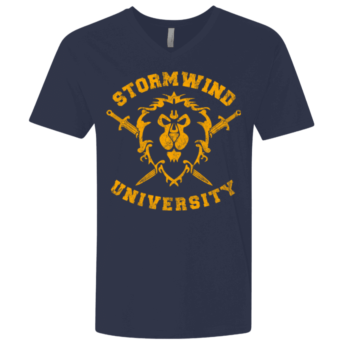T-Shirts Midnight Navy / X-Small Stormwind University Men's Premium V-Neck