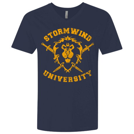 T-Shirts Midnight Navy / X-Small Stormwind University Men's Premium V-Neck