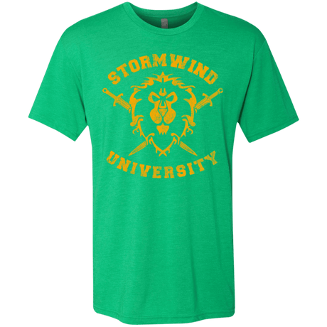 T-Shirts Envy / Small Stormwind University Men's Triblend T-Shirt