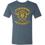 T-Shirts Indigo / Small Stormwind University Men's Triblend T-Shirt