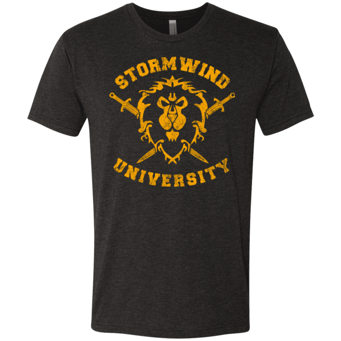 T-Shirts Vintage Black / Small Stormwind University Men's Triblend T-Shirt