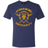 T-Shirts Vintage Navy / Small Stormwind University Men's Triblend T-Shirt