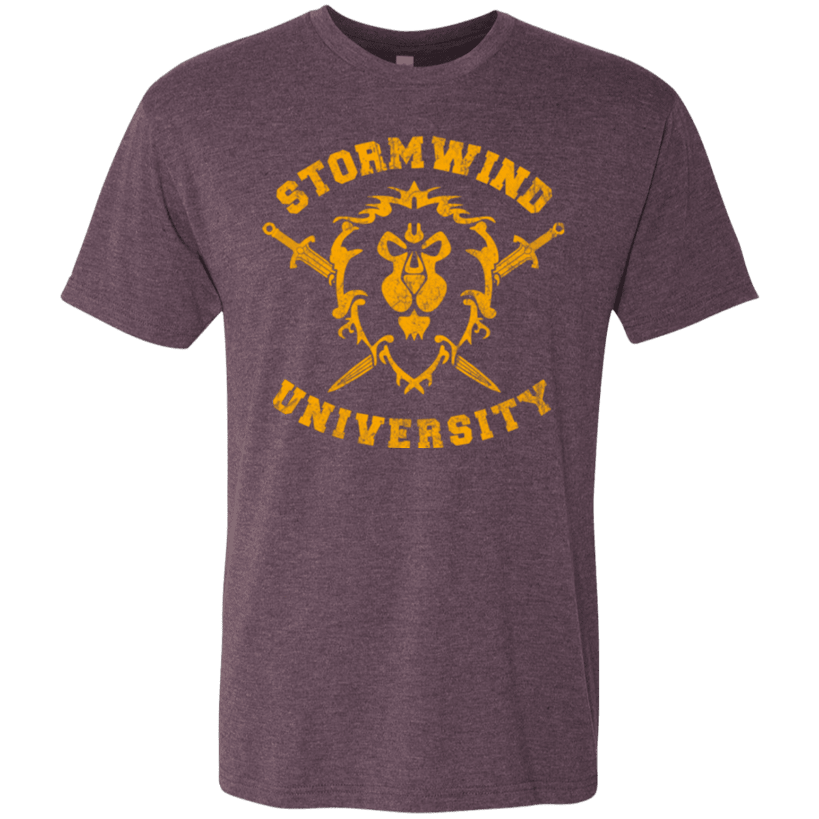 T-Shirts Vintage Purple / Small Stormwind University Men's Triblend T-Shirt