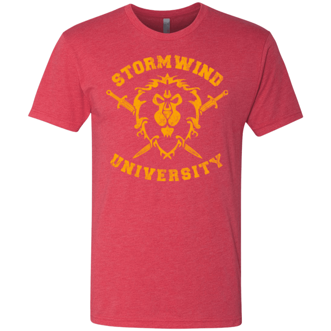 T-Shirts Vintage Red / Small Stormwind University Men's Triblend T-Shirt
