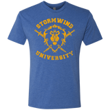 T-Shirts Vintage Royal / Small Stormwind University Men's Triblend T-Shirt