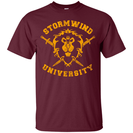 T-Shirts Maroon / Small Stormwind University T-Shirt