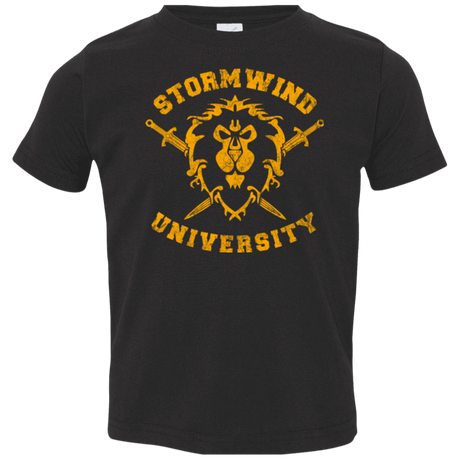 T-Shirts Black / 2T Stormwind University Toddler Premium T-Shirt