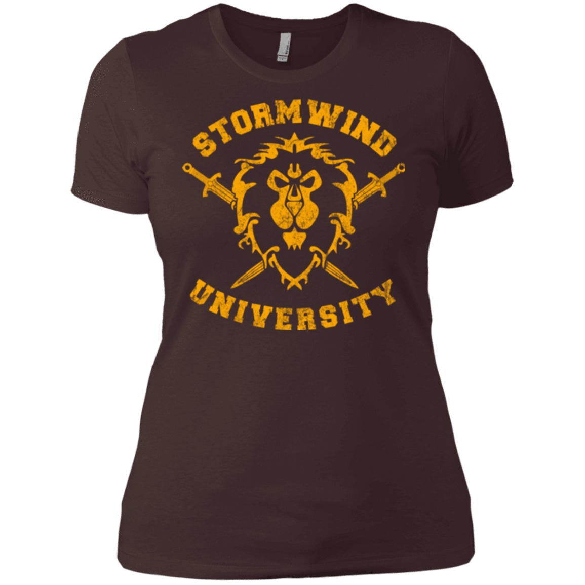 T-Shirts Dark Chocolate / X-Small Stormwind University Women's Premium T-Shirt