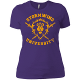 T-Shirts Purple / X-Small Stormwind University Women's Premium T-Shirt
